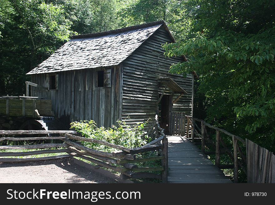 This picture was taken of a Old Mill in Tennesee.