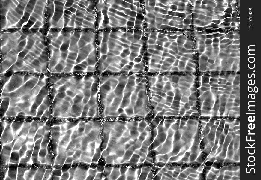 Liquid squares black and white