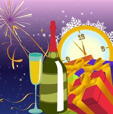 New Year Background Royalty Free Stock Photo