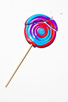 Broken Giant Lollipop Royalty Free Stock Photos Broken Giant Lollipop Royalty Free Stock Photos