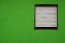 Window Over Green Stock Photo Window Over Green Stock Photo