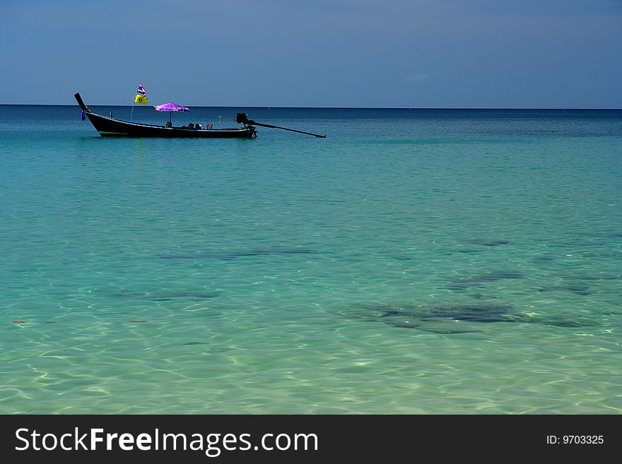 Beautiful beach in the southern part of Thailand. Beautiful beach in the southern part of Thailand