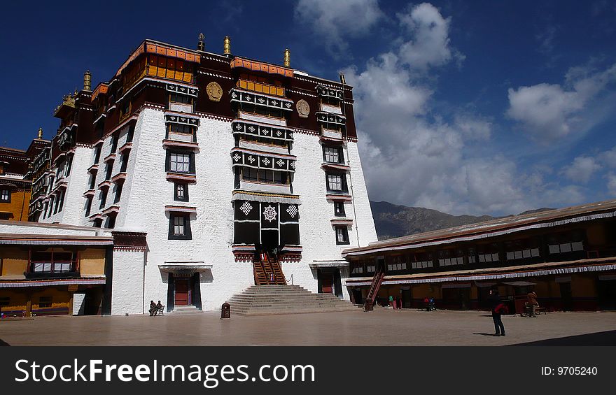 The Potala Palace in Lhasa,Tibet