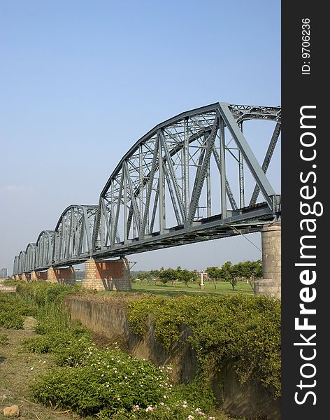 Old railway bridge built in 1913