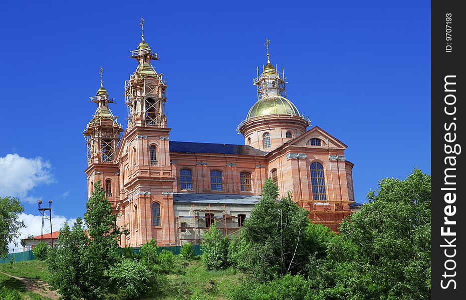 Building Svyato-uspenskaya Church In Vitebsk