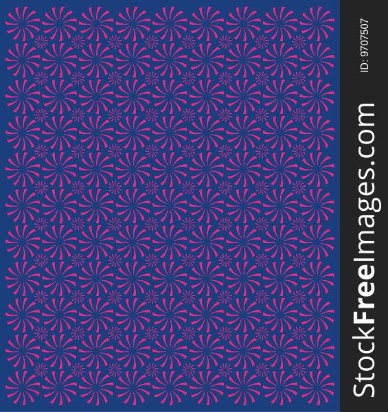 Vector illustration of floristical pattern. Vector illustration of floristical pattern