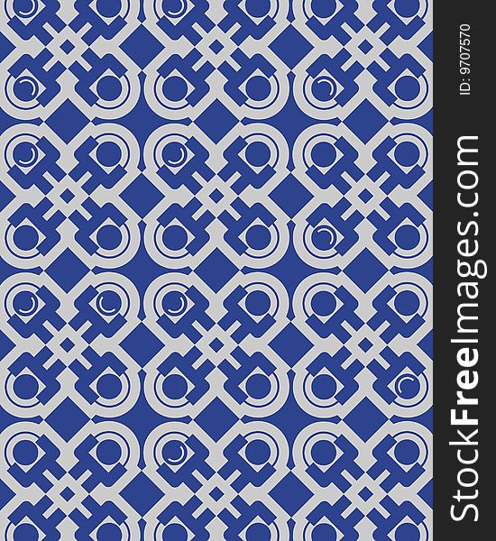 Vector illustration of the pattern. Vector illustration of the pattern