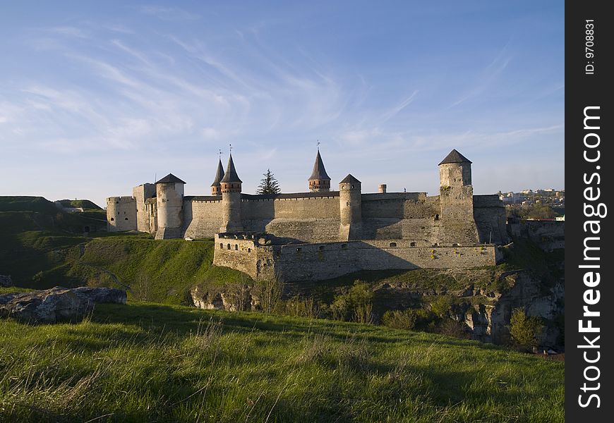 Old castle of Kamenec-Podolskiy