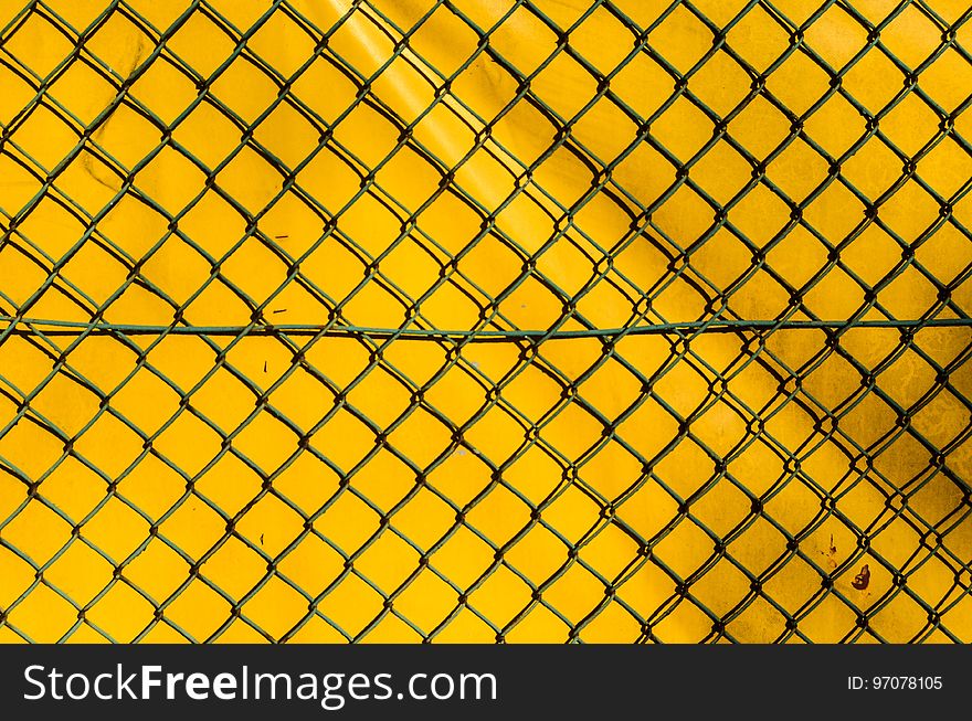 Yellow, Pattern, Net, Line