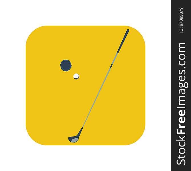 Golf Stick Icon