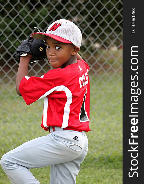 Baseball Player, Red, Team Sport, Baseball Positions