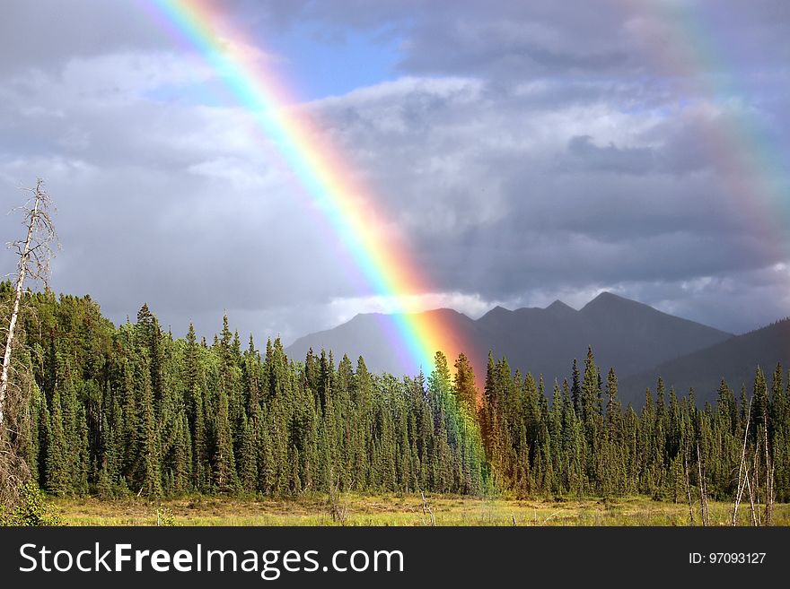 Rainbow, Sky, Wilderness, Meteorological Phenomenon