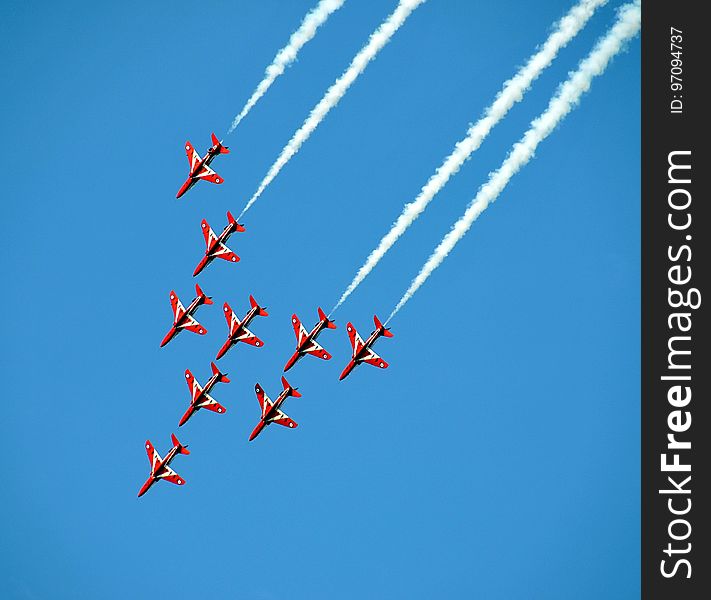 Sky, Air Show, Aerobatics, Air Travel