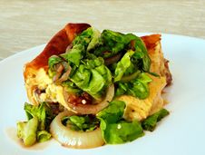 Quiche With Salad Royalty Free Stock Photo Quiche With Salad Royalty Free Stock Photo