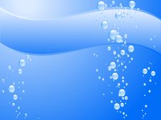 Underwater Background With Blue Bubbles Stock Photography Underwater Background With Blue Bubbles Stock Photography