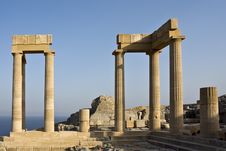 Fragment Of The Destroyed Temple. Stock Image Fragment Of The Destroyed Temple. Stock Image