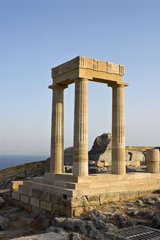 Fragment Of The Destroyed Temple. Stock Photography Fragment Of The Destroyed Temple. Stock Photography