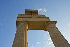 Ruins Of An Antique Acropolis Stock Images Ruins Of An Antique Acropolis Stock Images