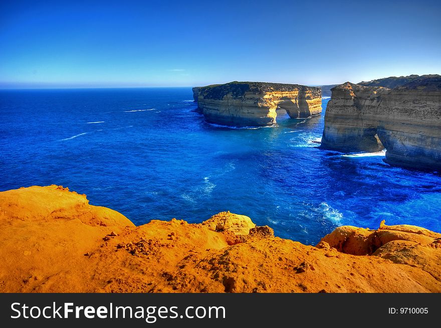 Famous Mutton Bird Island in Australia, along the Great Ocean Drive