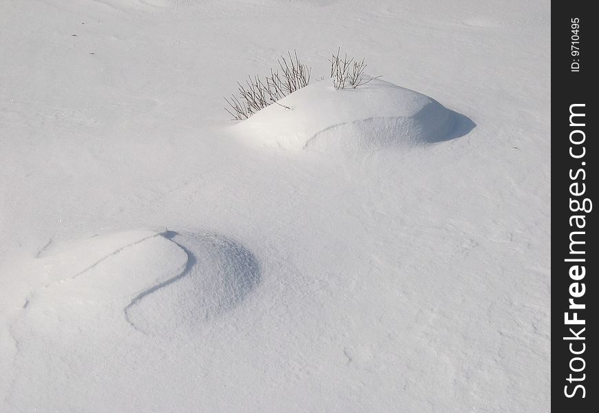 Snowy Hillocks