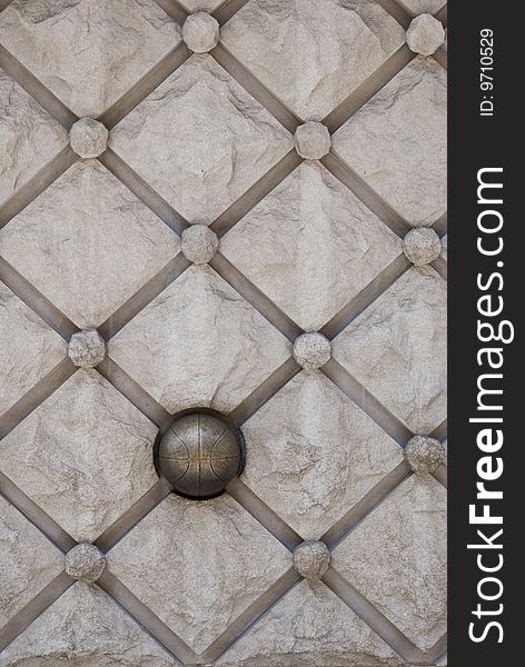 Details Of Stone Wall Decoration