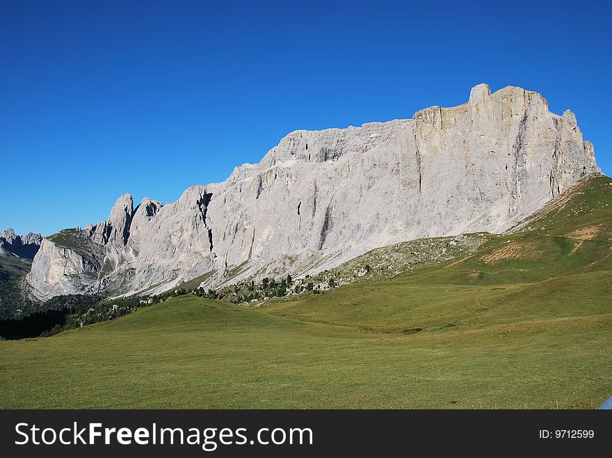 Dolomiti mountains in Italy. panorama