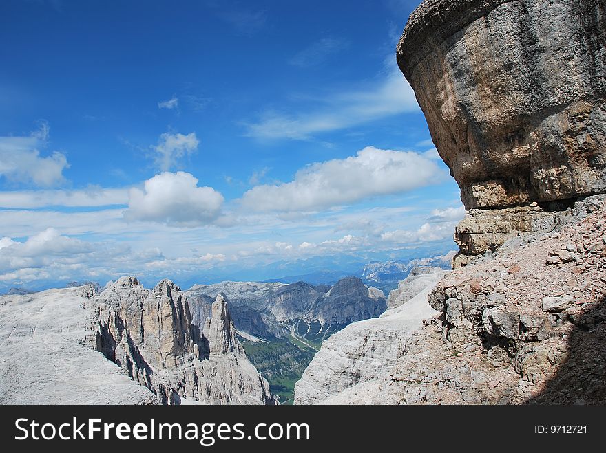 Dolomiti mountains in Italy. panorama