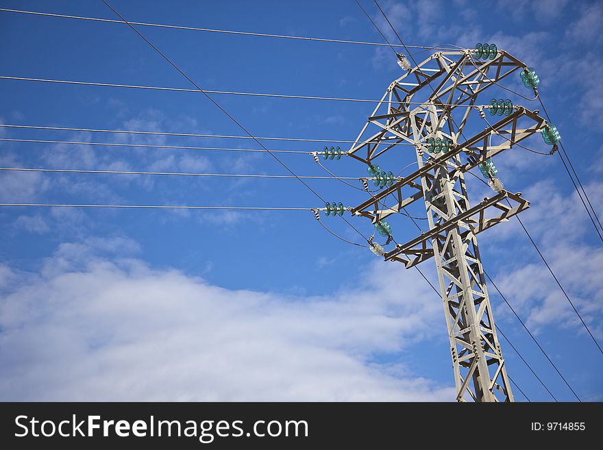 High voltage tower