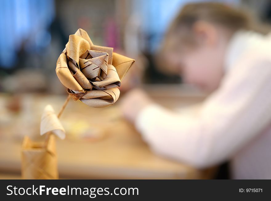 On employment on weaving from birch bark. On employment on weaving from birch bark.