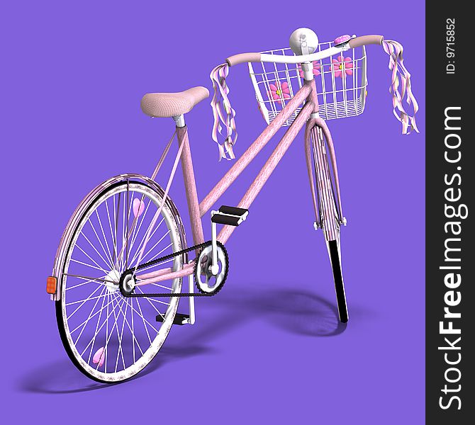 Rendering of a beautiful bike with Clipping Path and shadow. Rendering of a beautiful bike with Clipping Path and shadow