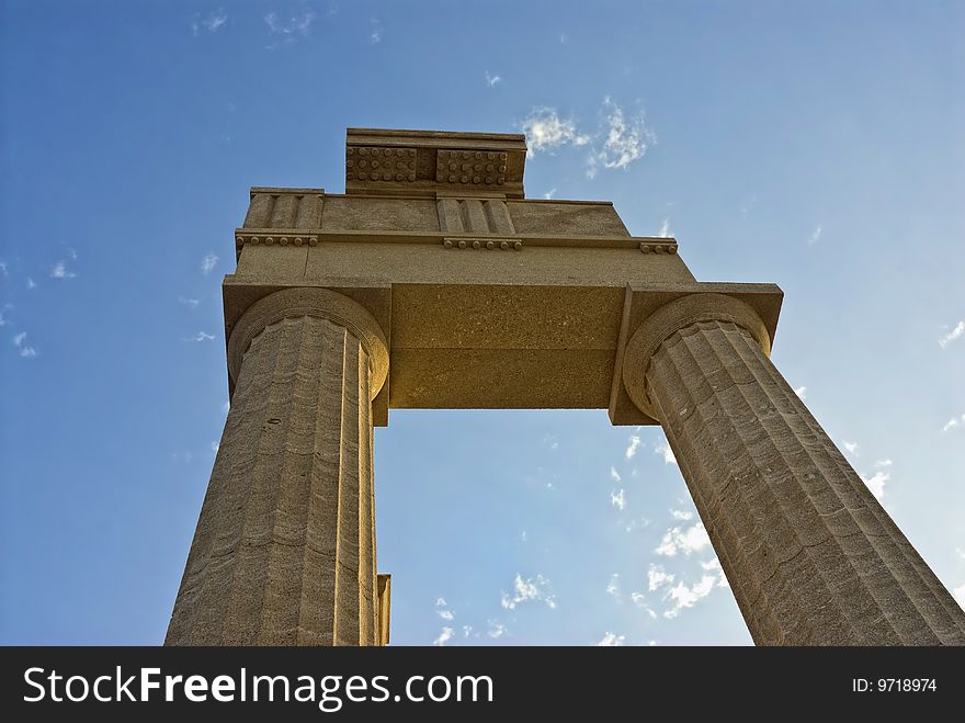 Ruins of an antique Acropolis