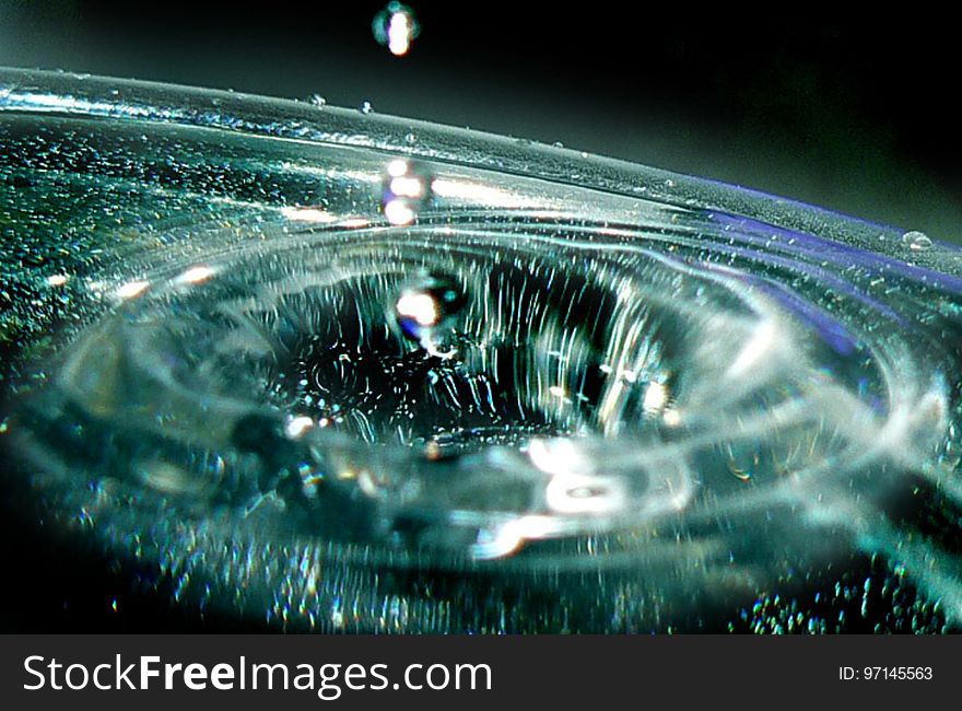 Micro Shot of Water Droplet