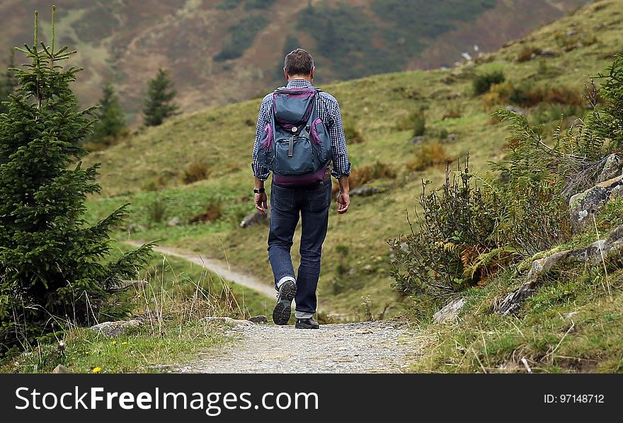 Path, Wilderness, Mountainous Landforms, Outdoor Recreation