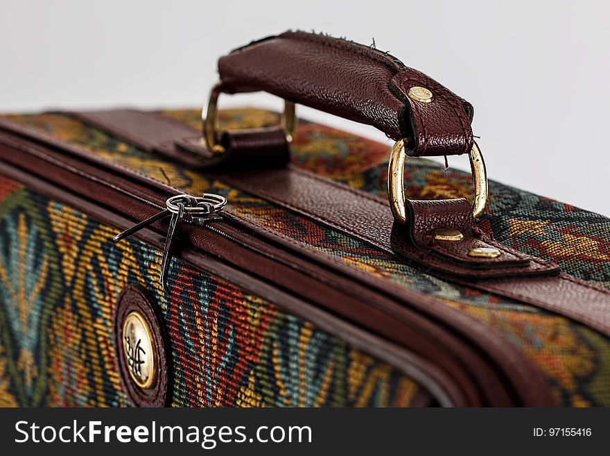 Bag, Handbag, Leather, Pattern