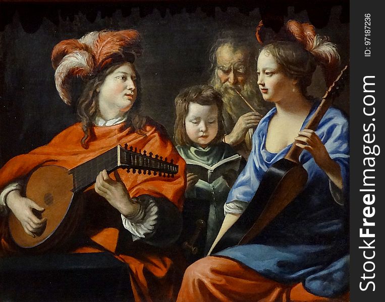 &x22;Le Concert&x22;, Mathieu Le Nain, Vers 1655-1660. MusÃ©e D&x27;art Et D&x27;archÃ©ologie Du Pays De Laon.