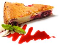 Dessert - Cherries Cake Royalty Free Stock Image Dessert - Cherries Cake Royalty Free Stock Image