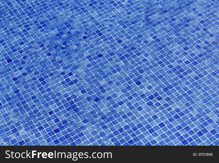 Blue water in swimming pool, background