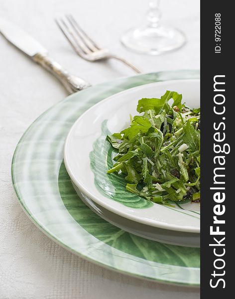 Plate Of Green Salad