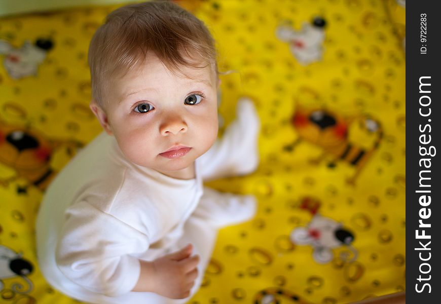 Portrait of a baby - shallow DOF