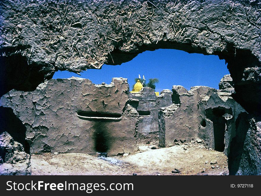 This is one of the many pictures of a village, which had been abandoned and the residents moved to some other place -Pic 5. This is one of the many pictures of a village, which had been abandoned and the residents moved to some other place -Pic 5