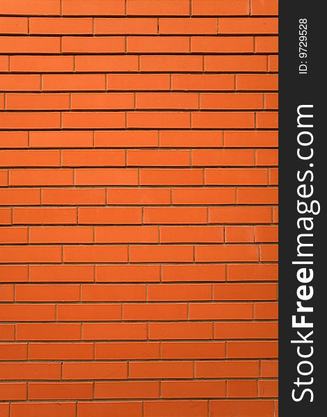 Red modern brick vertical background. Red modern brick vertical background