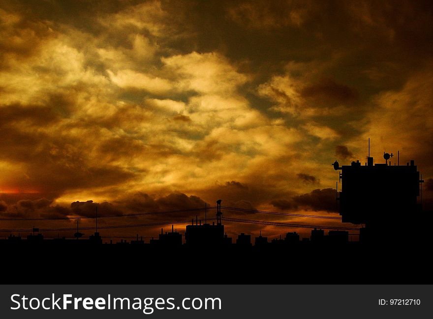 Sky, Cloud, Afterglow, Atmosphere