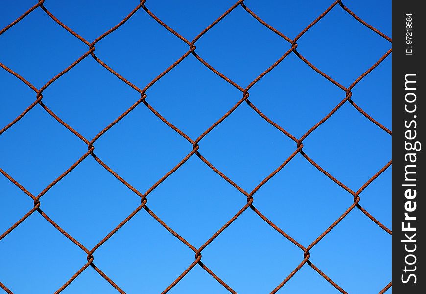 Blue, Pattern, Net, Sky