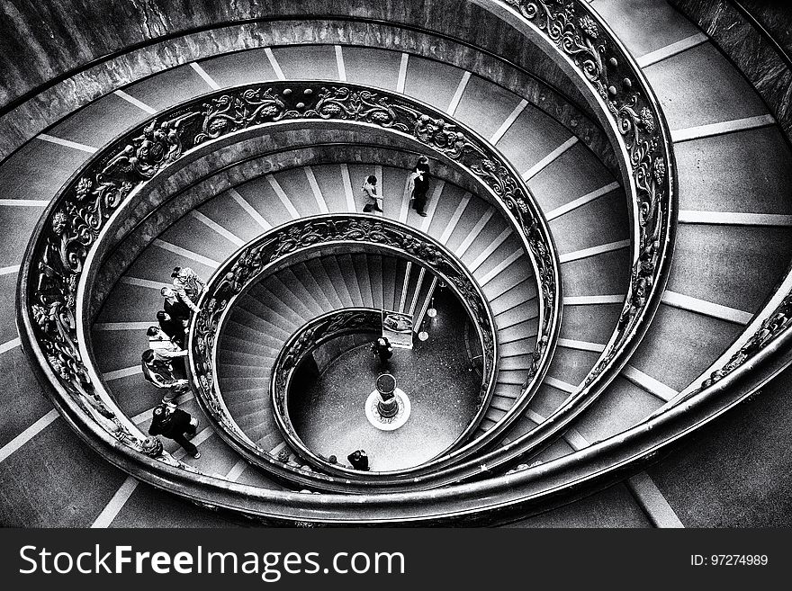 Black And White, Monochrome Photography, Photography, Spiral