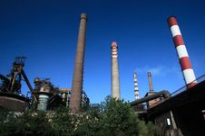 Iron And Steel Plant13 Royalty Free Stock Photo Iron And Steel Plant13 Royalty Free Stock Photo