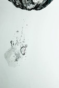 Ice Underwater Royalty Free Stock Photography Ice Underwater Royalty Free Stock Photography