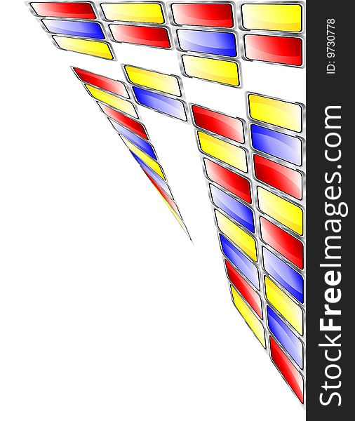 Colorful design element, vector illustration