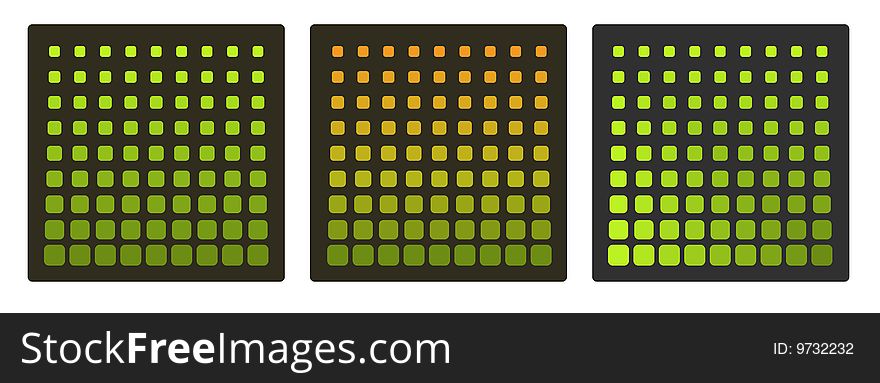 Vector set of abstract design elements