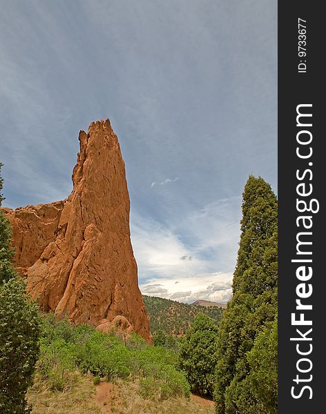 Rock formation at the Garden of the Gods, Colorado Springs, Colorado