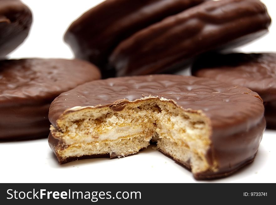 Close-up of chocolate cookie